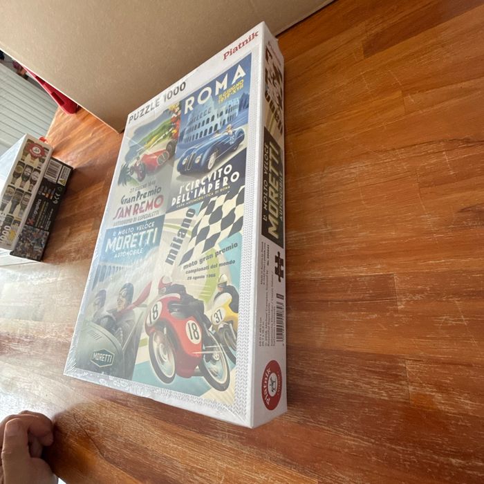 Puzzle 1000 pièces ancienne, fiche automobile - photo numéro 2
