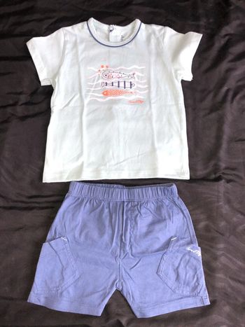 Ensemble « Sucre d’orge » NEUF  18 mois