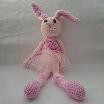 Lapine ballerine au crochet