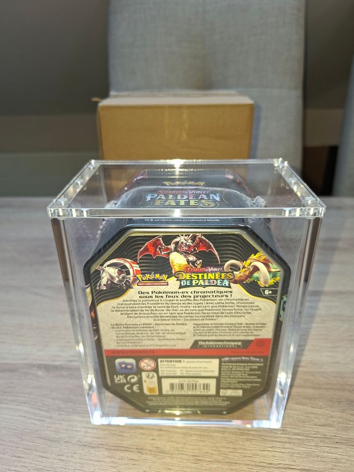 Protection acrylique pour pokebox Pokémon aimantée épaisse 8mm anti uv - photo numéro 2