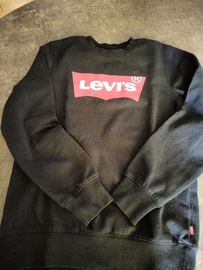Sweat noir 16 ans Levi's - photo numéro 2