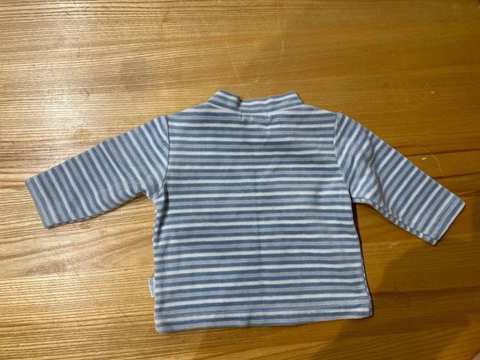 Sweat-shirt rayé, Okaïdi, 3 mois - photo numéro 2
