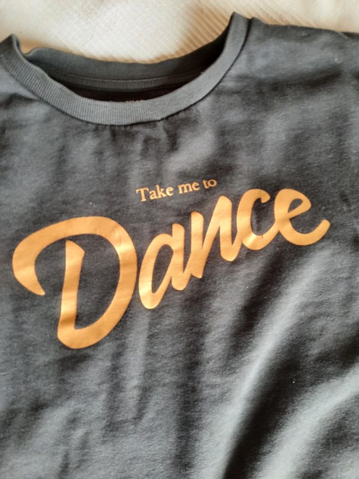 Pull kiabi taille m imprimé take me dance - photo numéro 4