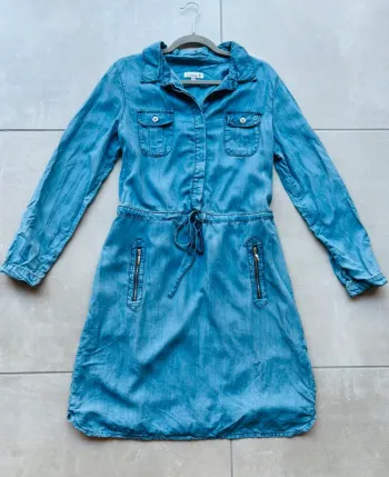 Magnifique robe en jeans Scottage manches longues neuve