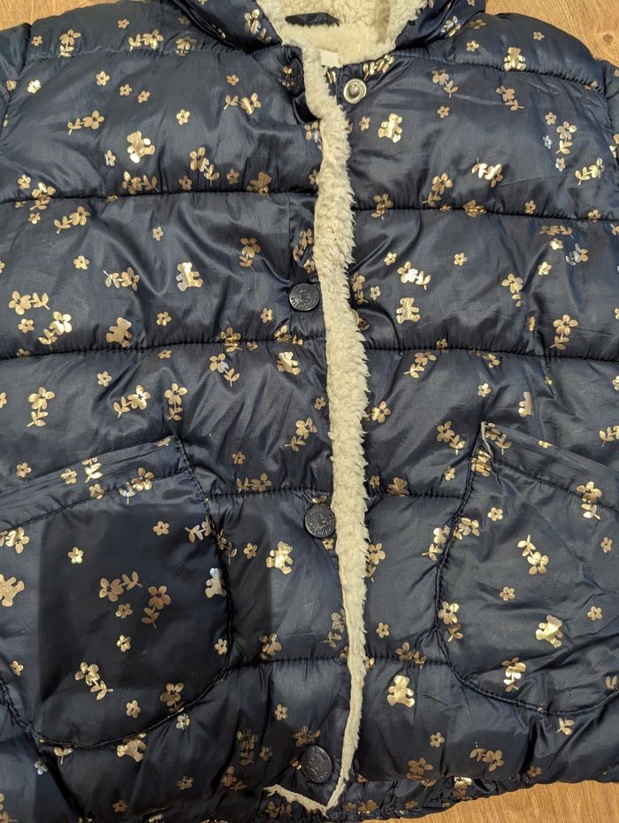 Superbe manteau Lulu Castagnette+ moufles 2 ans - photo numéro 4