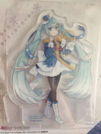 Snow Miku 2020 Hatsune Miku stand Ichiban Kuji