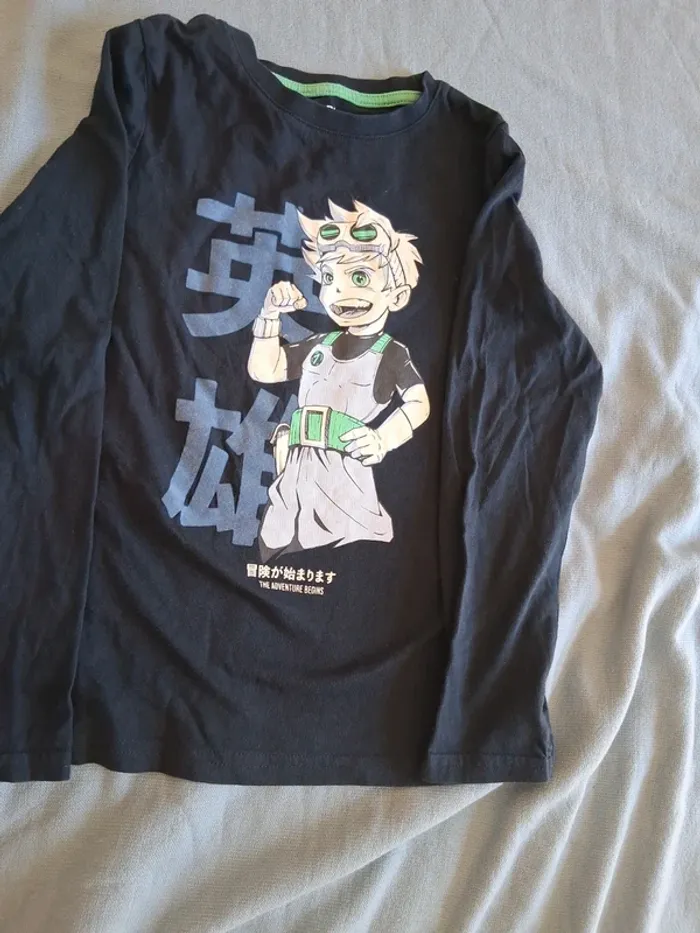 T-shirt manches langue