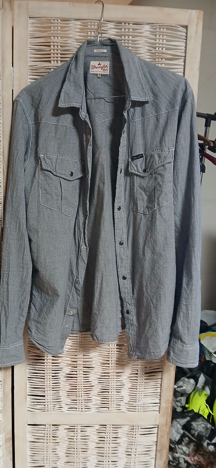 Chemise homme de marque wrangler