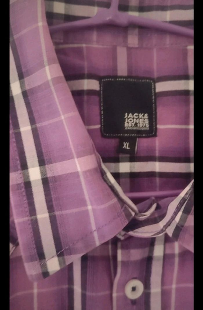 Chemise manche courte à carreaux - photo numéro 5