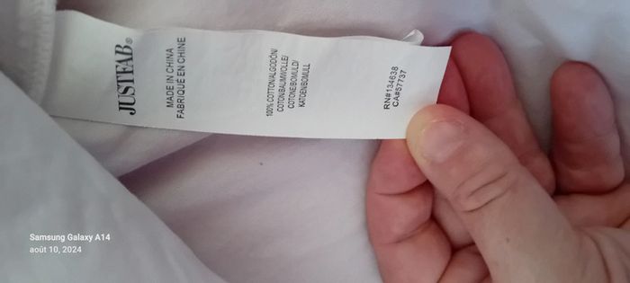 Blouse col elastique manches à nouer blanche femme M justfab - photo numéro 18