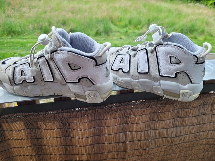 basket nike air t 37,5 gris/blanc (20e) - photo numéro 4