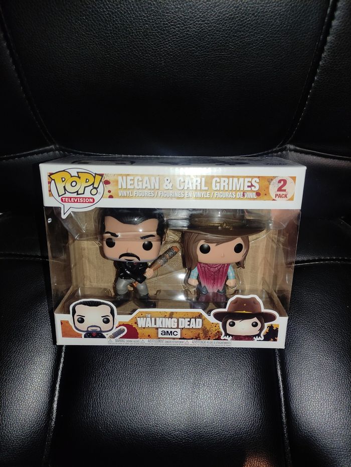 Pop funko 2 pack Carl & negan the walking dead