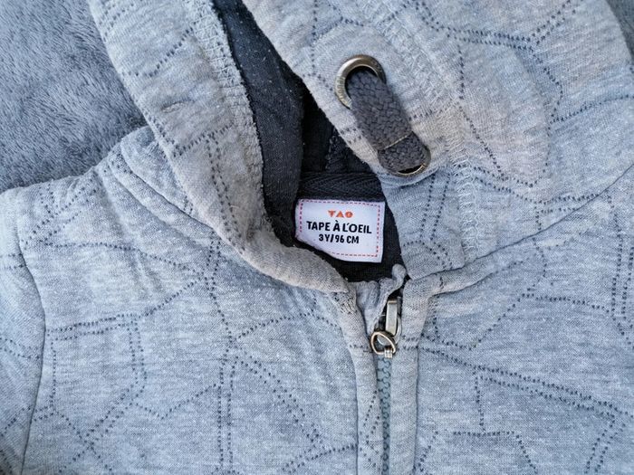Veste TAO taille 3 ans grise - photo numéro 2