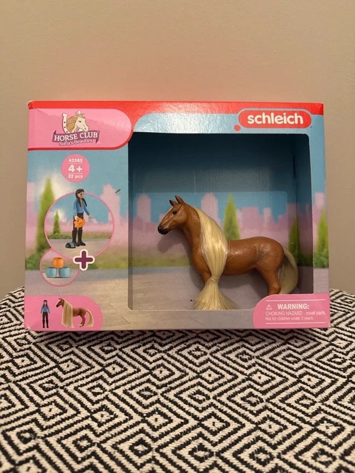 Schleich Horse Club : Coffret de départ - Kim et Caramelo 42585