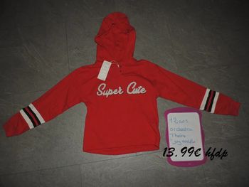 sweat orchestra taille 12 ans