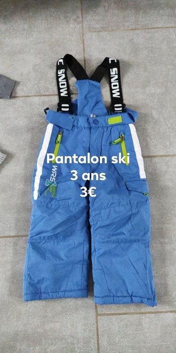 Pantalon ski 3 ans