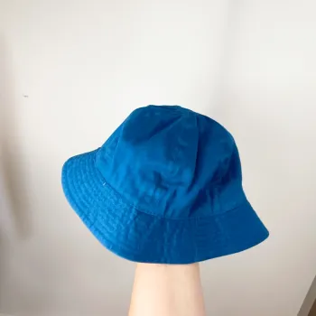 Bob bleu vif 100 % coton, taille 55 cm enfant, chapeau été mixte léger T004
