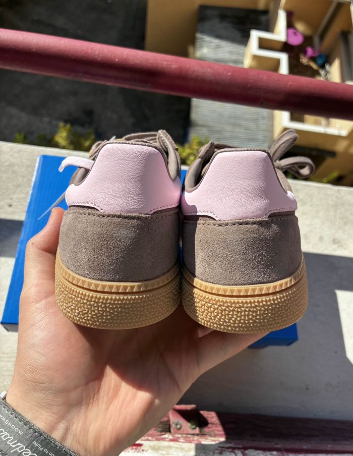 Adidas Handball Spezial Chalky Brown Clear Pink - photo numéro 3