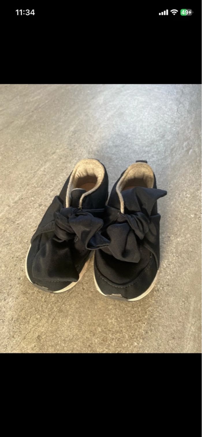 Basket Zara Baby bleue foncée Taille 23 - photo numéro 3