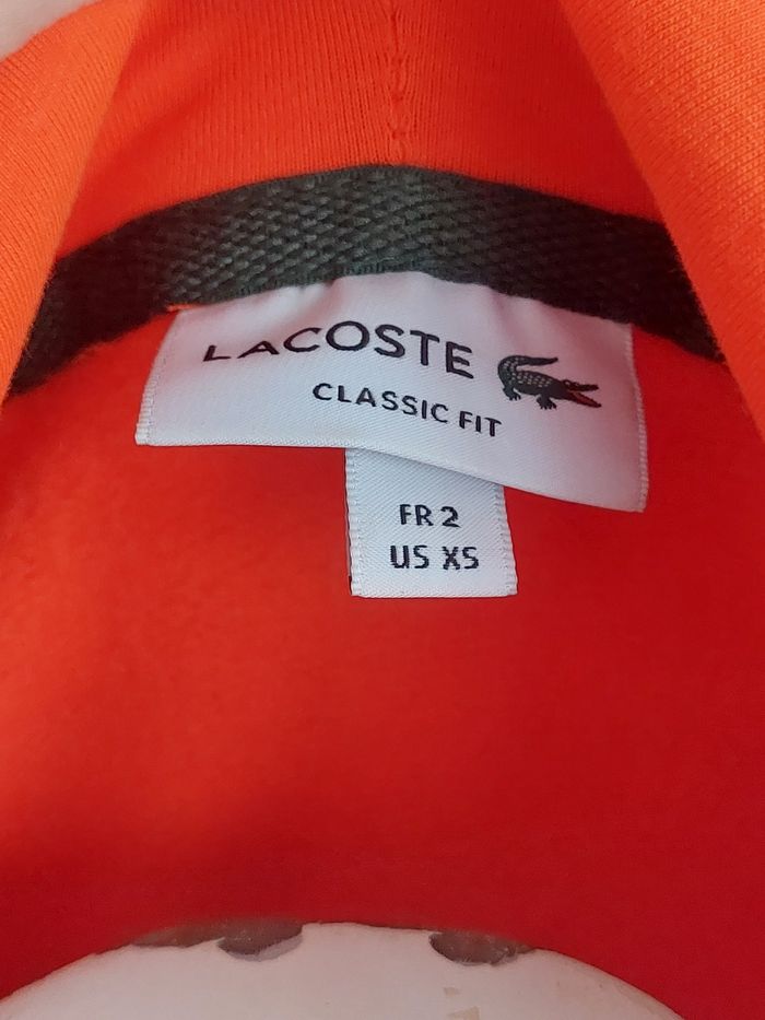 Sweat lacoste authentique 34 - photo numéro 2