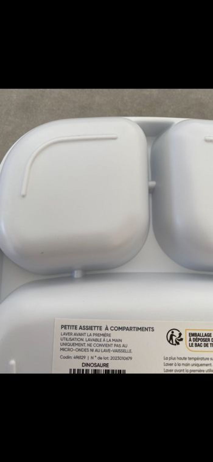 Assiette à compartiments mélamine Dinosaure 🦖 - photo numéro 7