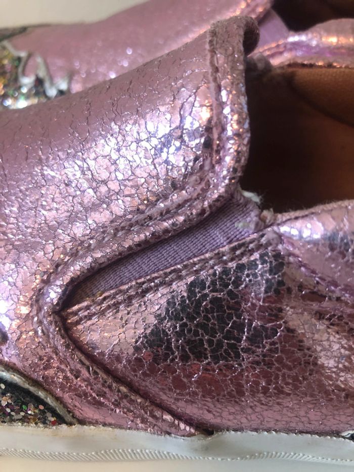 Sneakers roses pailletées - photo numéro 9