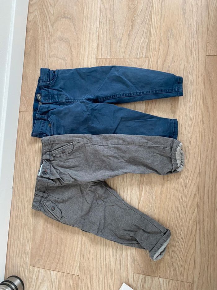 Lot de 2 jeans 12 mois obaibi neuf