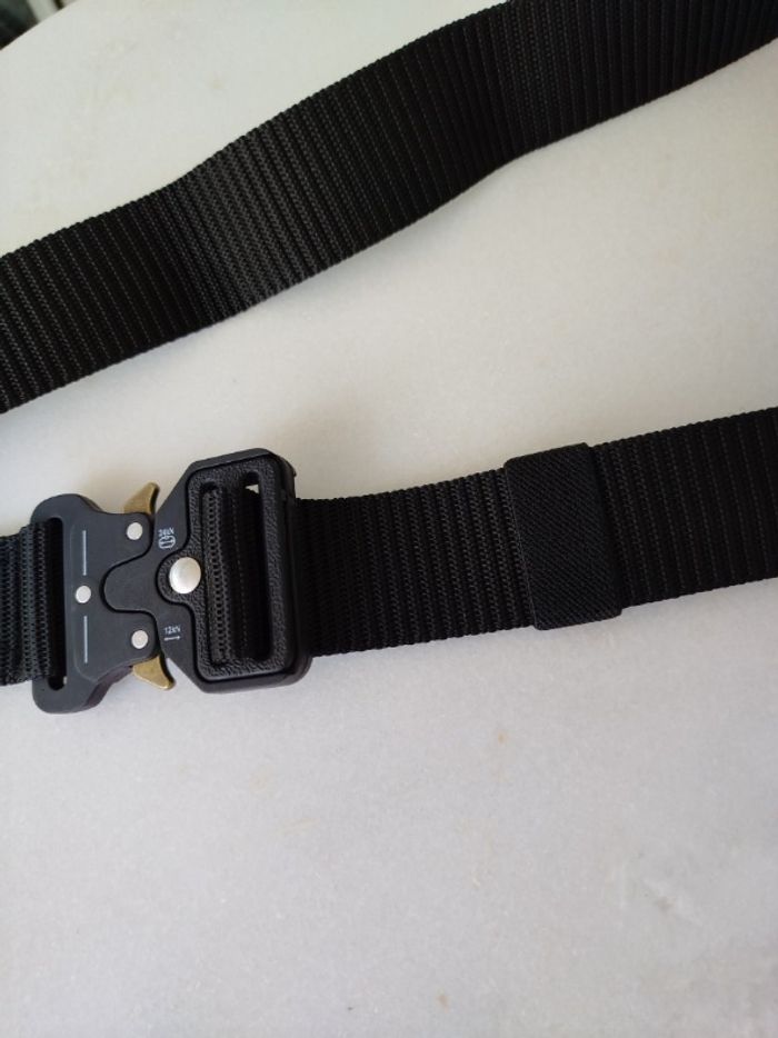 Ceinture militaire ajustable noir - photo numéro 3