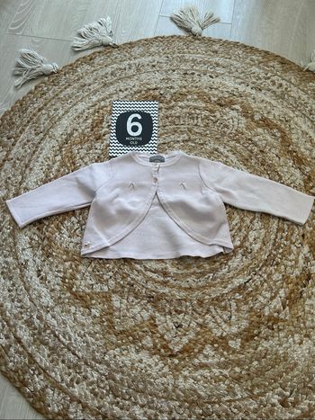Gilet boléro rose Sergent Major