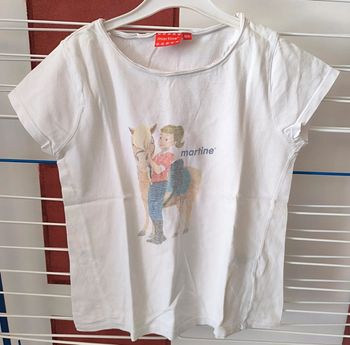 T-shirt collector fille 10-11 ans - Martine