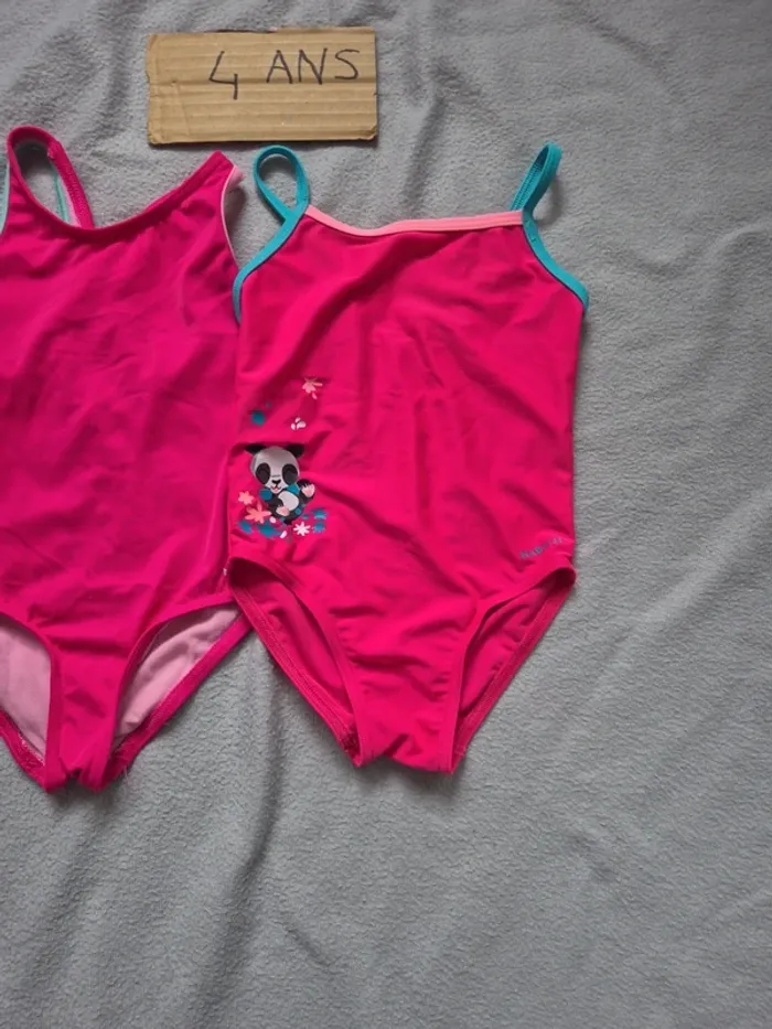 Lot maillot de bain fille 4 ans - photo numéro 3