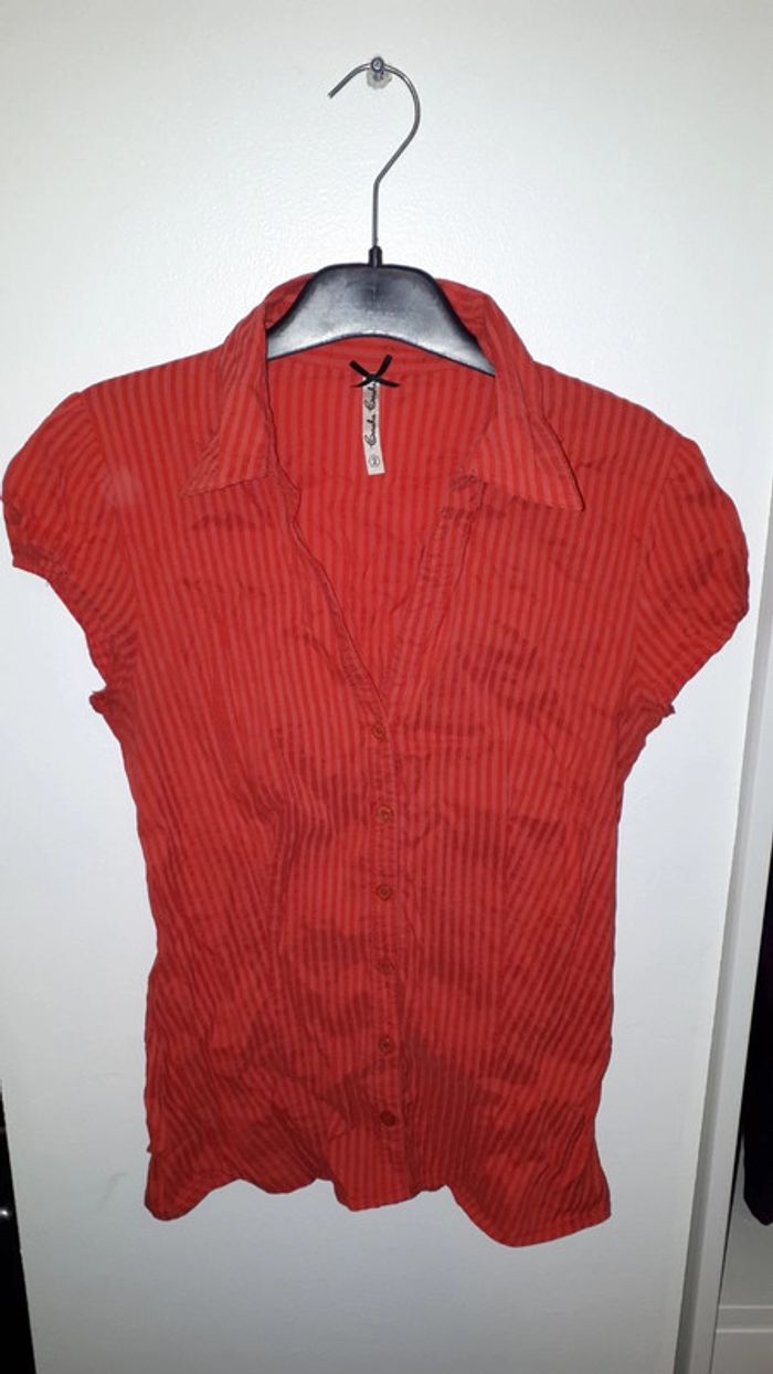 Chemisier orange