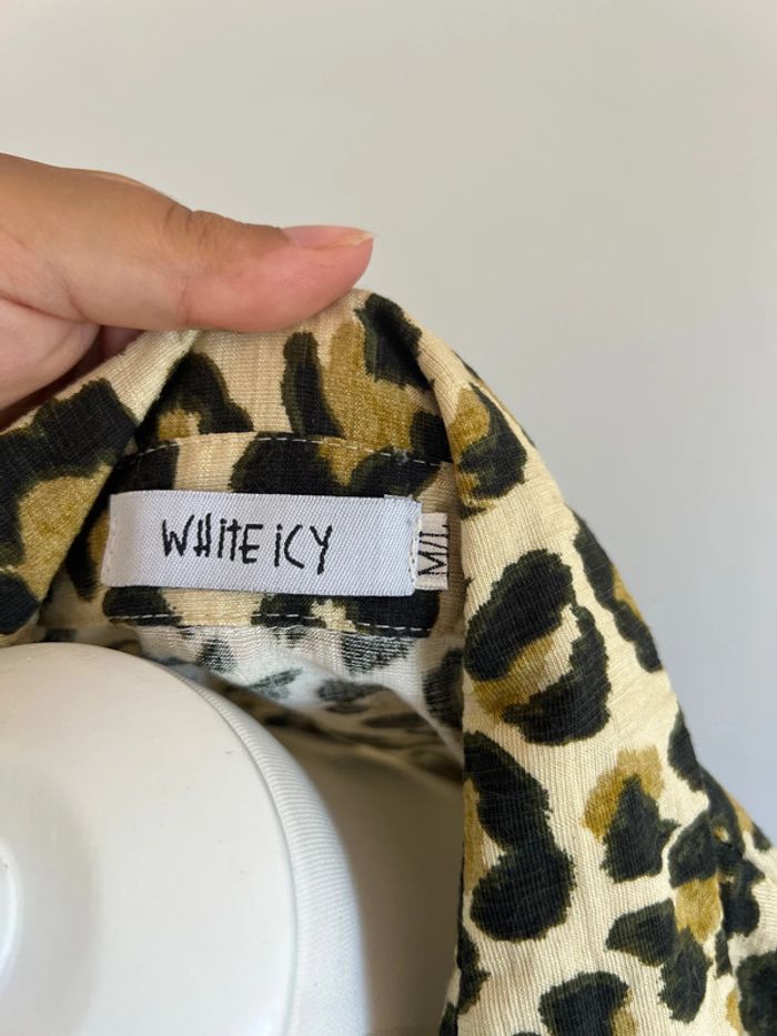 Chemise Leopard Kaki & Noir Taille M/L - photo numéro 2