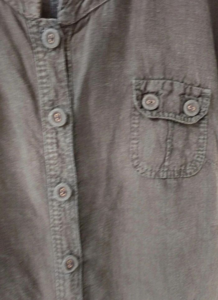 Combishort Caroll t.40 100% lin noir - photo numéro 4