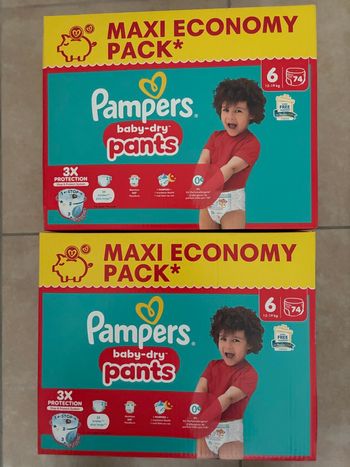 Couches Pampers Taille 6 Neuf 