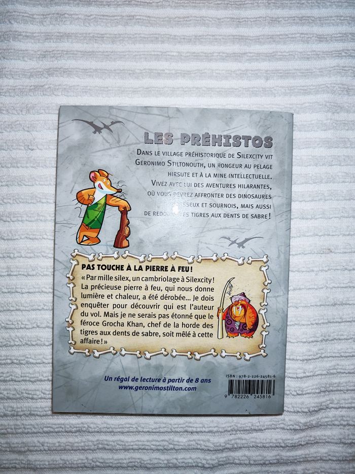 Livre Geronimo stilton pas touche à la pierre de feu - photo numéro 2