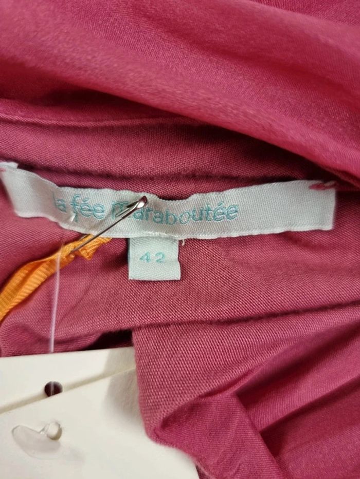 La fée maraboutée robe longue en soie * taille 42 * - photo numéro 7
