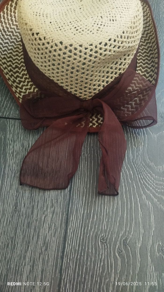 Chapeau en paille femme - photo numéro 5