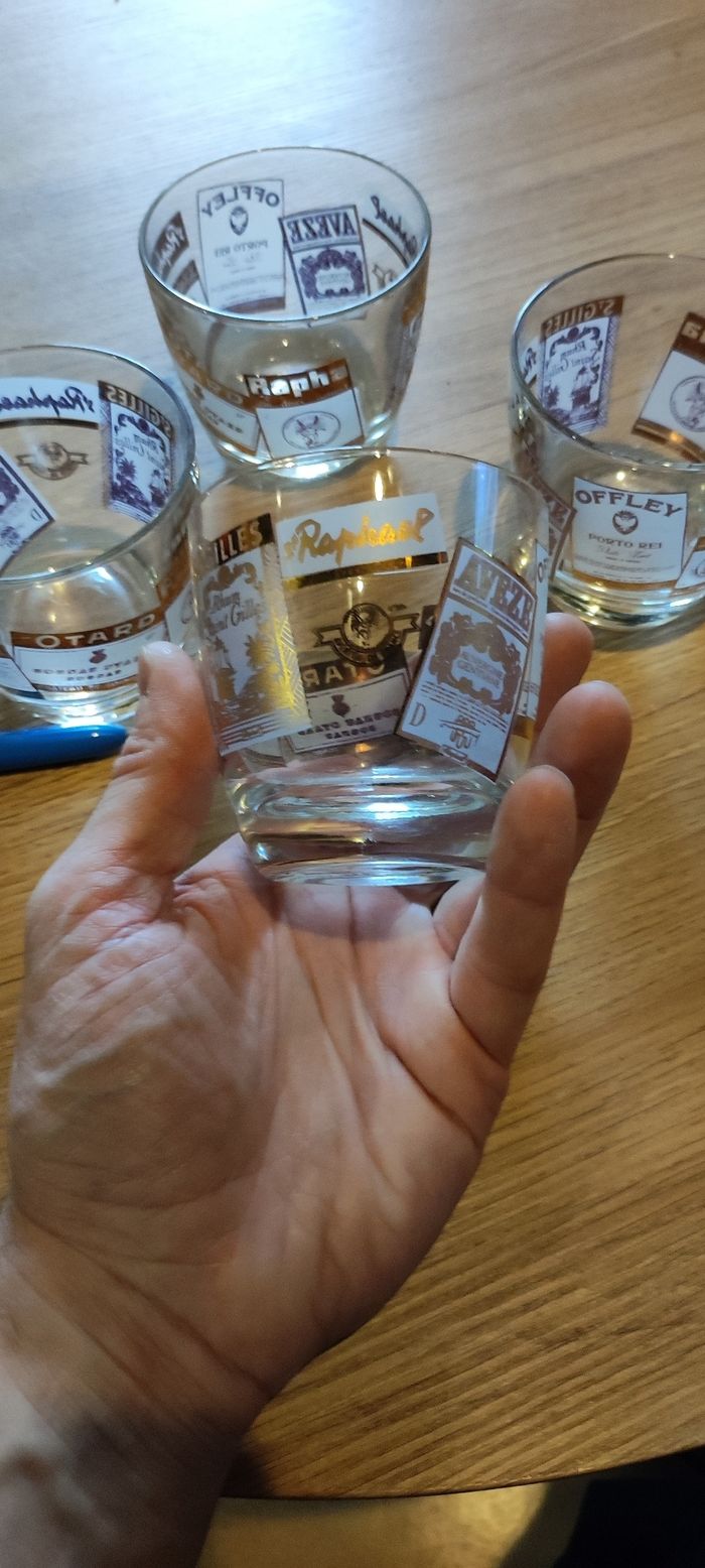 Lot de 4 verres à whisky - photo numéro 2