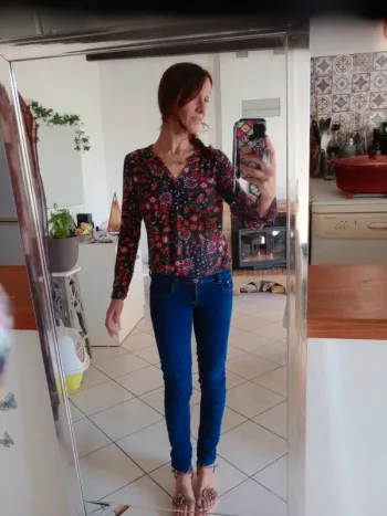 Blouse 38 Fleurie Carole c87