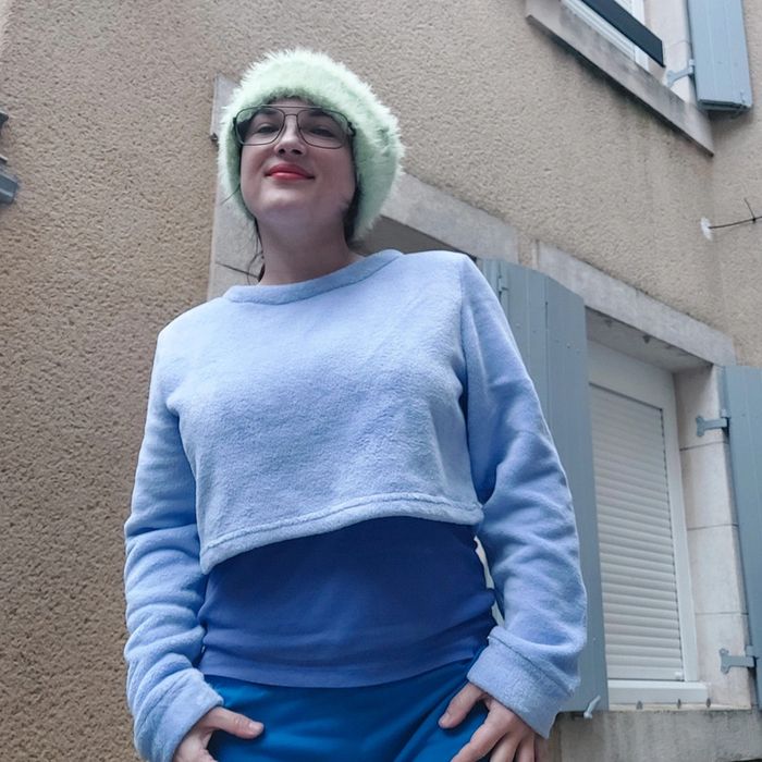 Adorable pull crop neuf pour L/XL - photo numéro 2