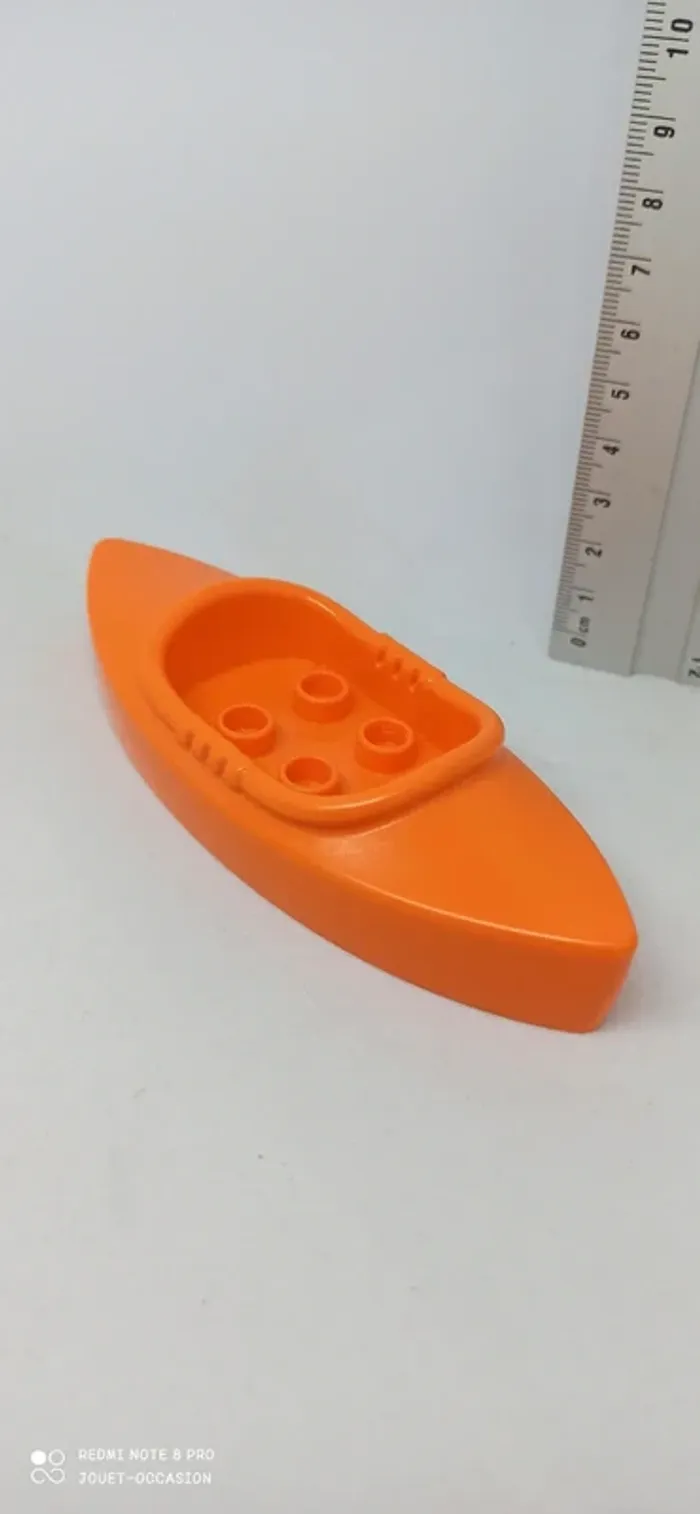 Barque kayak orange lego duplo