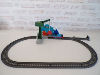 Circuit de train démolition - Thomas et ses amis - Grue Cranky (J16)