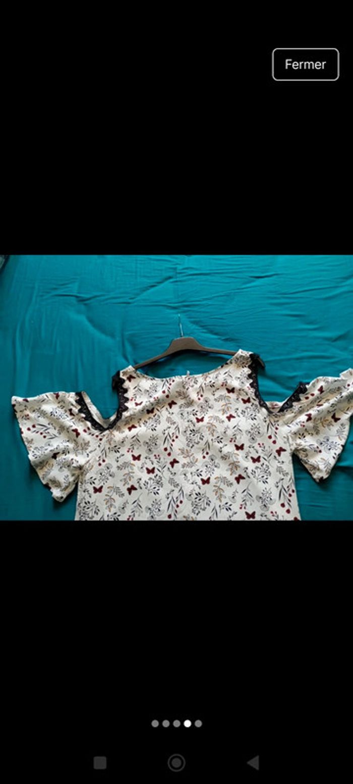 Blouse épaules dénudées - photo numéro 4