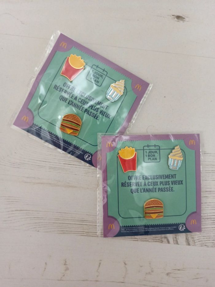 Lot pin's Mc Do