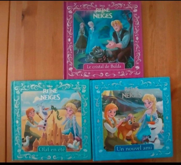 Lot de 3 livres Disney : La Reine des Neiges
