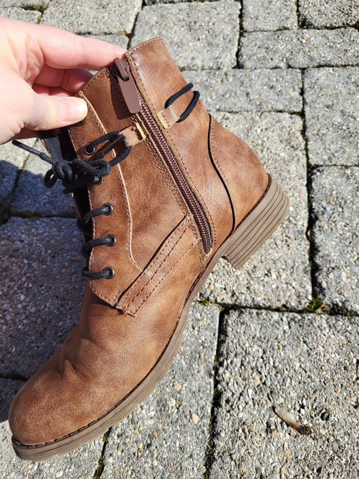 Bottines marron léopard Tom Tailor T39 - photo numéro 6