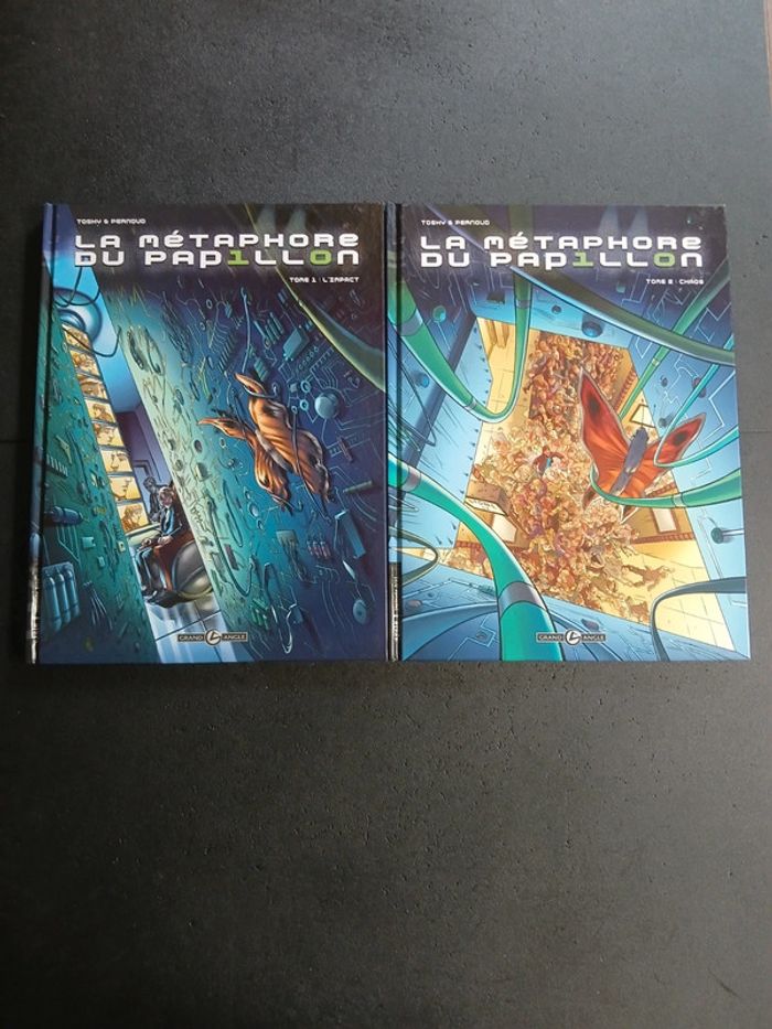 Lot de 2 bd la métaphore du papillon 1 et 2,EO