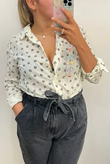 Chemise Imprimée Hiboux United Of Benetton