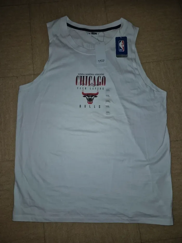 Débardeur NBA Chicago Bulls Celio Homme en XXL